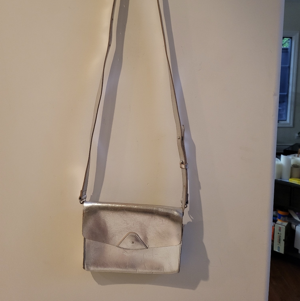 VereVerto silver metallic Crossbody
